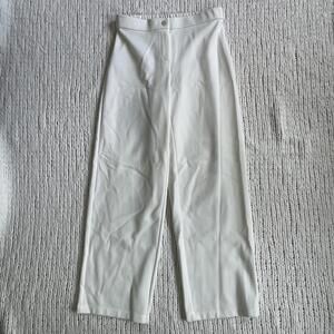 Eileen Fisher Women's White Wide Leg Pants - Size PS